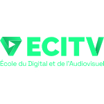 logo ECITV - La grande école du digital, du Web et de l’audiovisuel en alternance, campus de Lille
