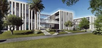 Le projet du futur campus de l'Essec à Rabat au Maroc (images de synthèse).