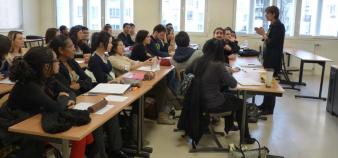 Des étudiants étrangers à l'IAE de Paris 12