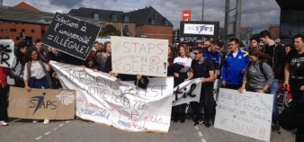Manifestation des étudiants de Staps - Lille - 23 septembre 2015