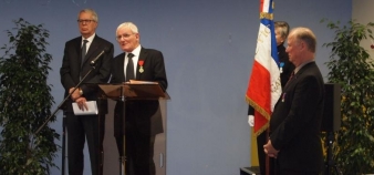 Le 15 janvier 2013, Bernard Koehret a été décoré de la médaille de chevalier de la Légion d’honneur ©INP 