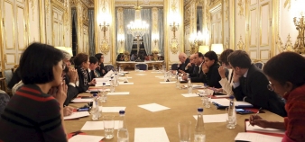 Vendredi 13 novembre 2015, dans la nuit, Conseil des ministres convoqué par François Hollande suite aux attentats en Ile-de-France.