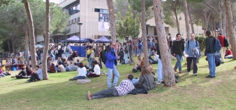 Des étudiants sur le campus de l'Institut Technion