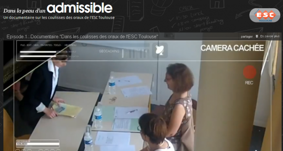 L’ESC Toulouse dévoile les coulisses de ses oraux en version "télé-réalité"