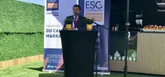 Richard Soparnot, directeur de l'ESC Clermont business school, a inauguré son nouveau campus à Marrakech fin avril 2024.