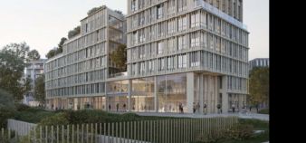 Le futur campus d'Igensia dédié à l'alternance dans le quartier des Groues à Nanterre.