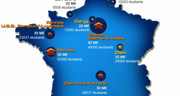 250 millions d'euros promis aux neuf campus "prometteurs" et "innovants"