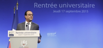 François Hollande a affiché son ambition de porter à 60% la proportion d'une classe d'âge diplômée de l'enseignement supérieur.