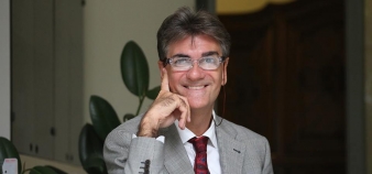 Paolo Pomati, directeur de la communication de l"université du Piémont Oriental (Italie)