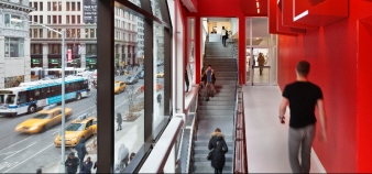 Ecole Parsons - New-York - The New school university center architectural photography