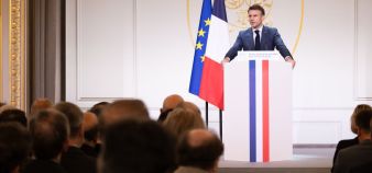 Le président de la République, Emmanuel Macron, à l'Elysée, le 7 décembre 2023.