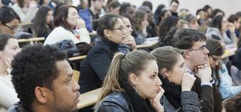 Amphi d'étudiants de l'université Paris-Est Créteil.