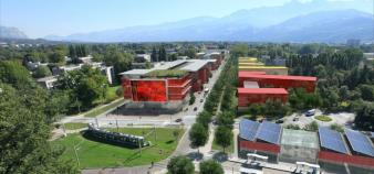 Vue aérienne du Campus Est - Grenoble université de l'innovation