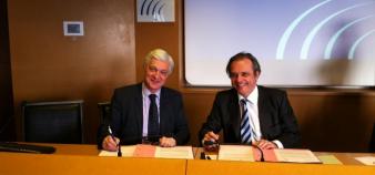 Julien Roitman et Louis Vogel ont signé, le 6 décembre 2012, un accord-cadre en IESF et la CPU.