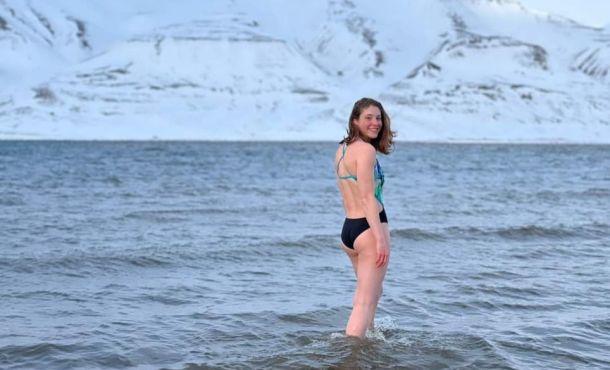Pour Marion, nager en eau glacée est "une véritable occasion de se dépasser".