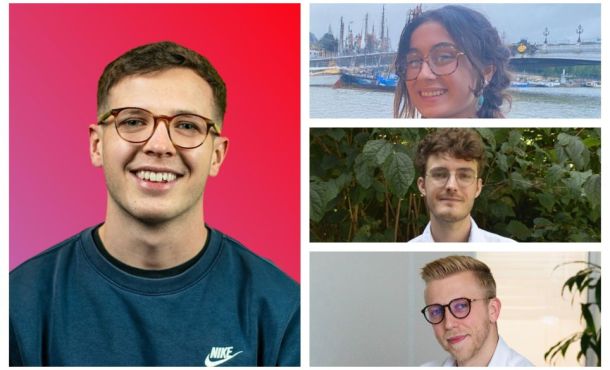 En s'engageant dans des associations pendant leurs études, Dorian, Doriane, Corentin et Maxime ont engrangé de l'expérience.