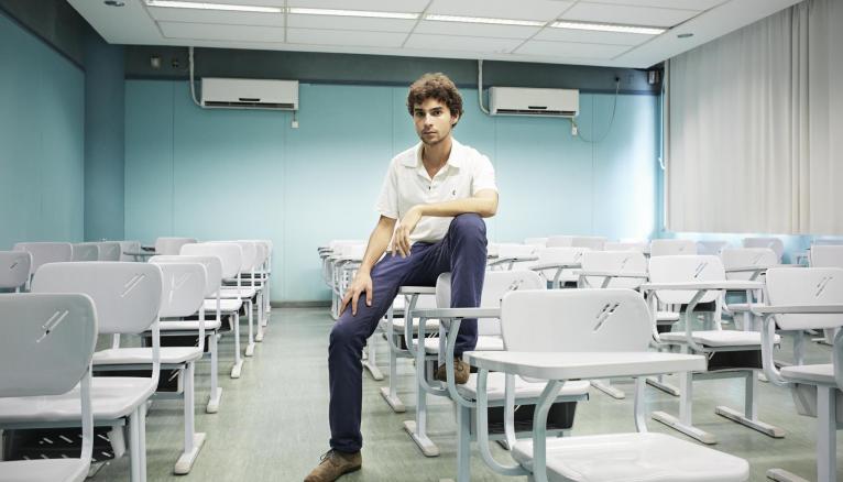 Adrien, étudiant à Rio // © Vincent Catala/Agence Vu pour l'Etudiant