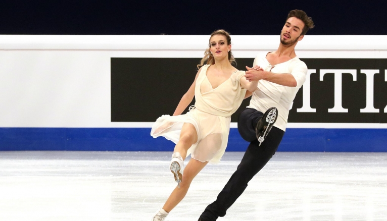 Gabriella Papadakis et Guillaume Cizeron, champions du monde de danse sur glace.