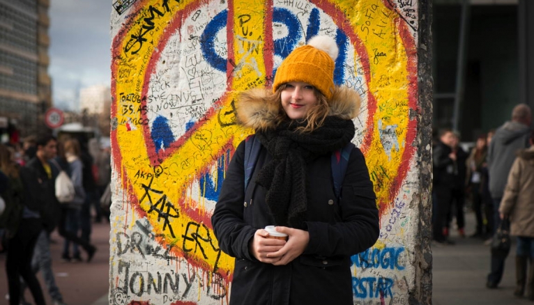 Louisa, une Française à Berlin // © Didier Bizet/Hans lucas pour l'Etudiant