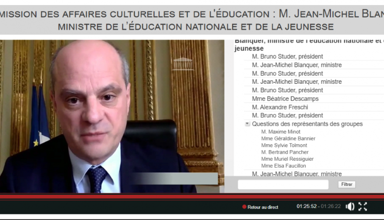 Le ministre de l'Éducation nationale, Jean-Michel Blanquer.