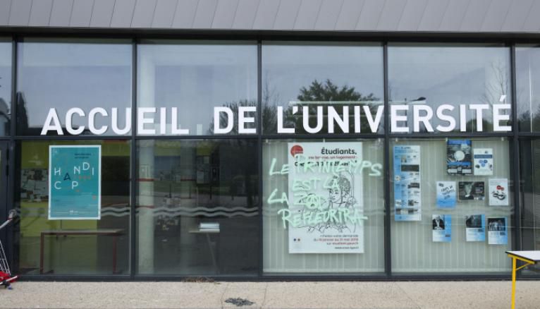 Blocage de l'Université Lumière - Lyon 2 de Bron.