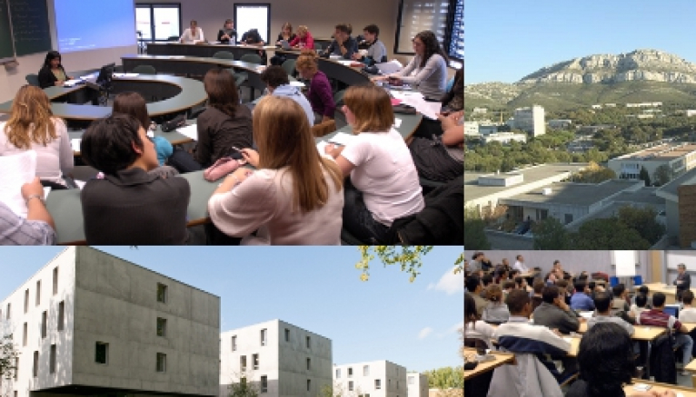 Ecoles de commerce : classement 2018-2019 de la recherche en gestion. De gauche à droite et de haut en bas : l'Ieseg, Kedge Marseille, l'Edhec et HEC.