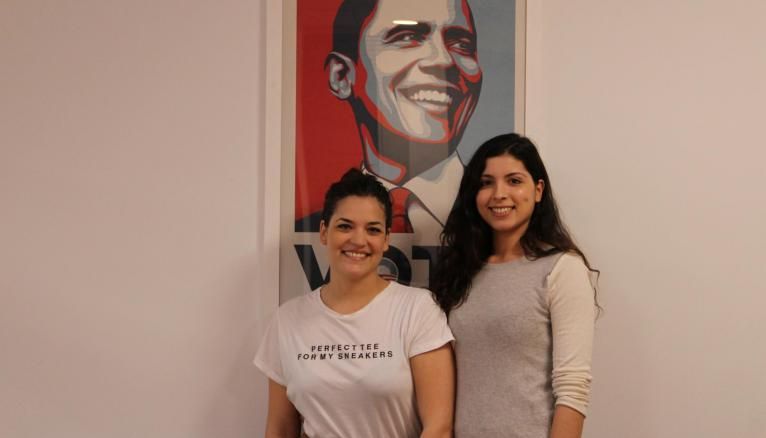 Éva Ben-Saadi et Cécilia Severi, rédactrices en chef adjointes du site Internet Nous Président.