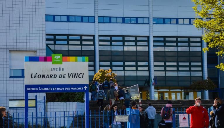 Au lycée Leonard-de-Vinci de Soissons, beaucoup d'élèves sont pro-Marine Le Pen.