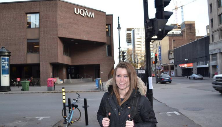 Léa, 20 ans, en troisième année de licence en psychologie à l'UQAM.