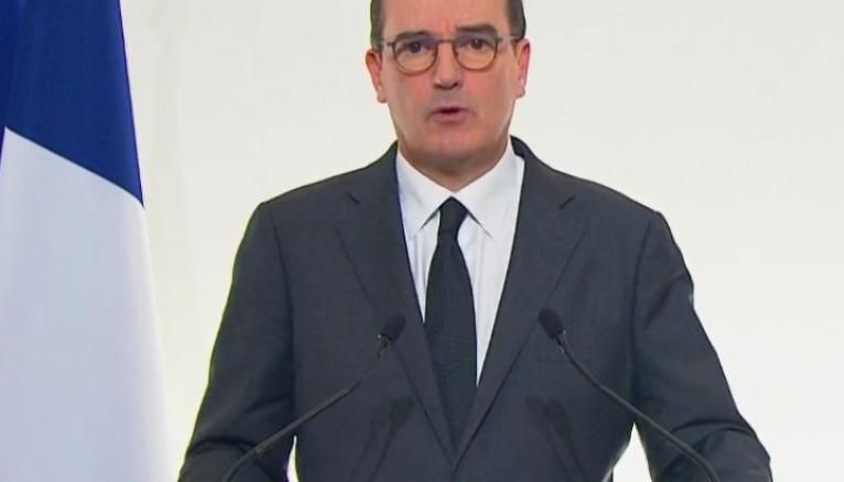 Le Premier ministre, Jean Castex, lors de la conférence de presse du 26 novembre 2020.