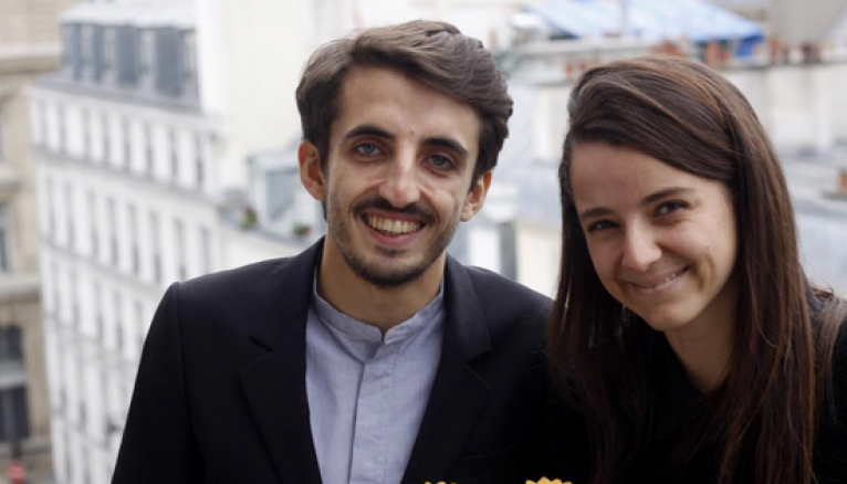 Eva Sadoun, 25 ans, co-fondatrice de la start-up 1001pact avec Julien Benayoun, 26 ans.