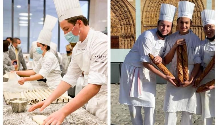 Erwann, apprenti boulanger, est fier de voir son travail reconnu au patrimoine immatériel de l'Unesco. 