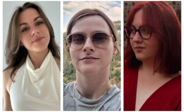 De gauche à droite : Elea, Amandine et Alexiane.