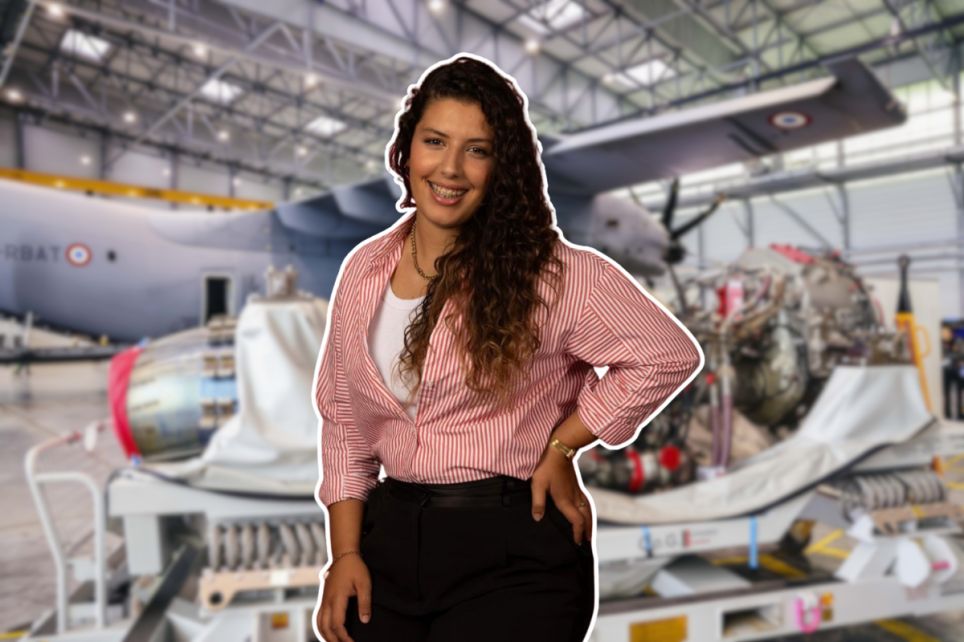 "Quand je me suis retrouvée face à un moteur à réparer, j'ai tout de suite eu le feeling" : Jasmine, alternante en aéronautique