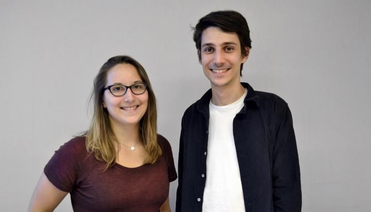 Julie Dautel et Cédric Tomissi ont été diplômés des Arts déco en 2014.