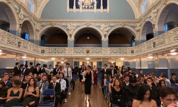 Une cérémonie a eu lieu à l'hôtel de ville d'Oxford pour la rentrée des étudiants de l'EM Normandie.
