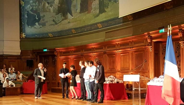 132 lauréats ont reçu leur prix dans le Grand Amphi de La Sorbonne, jeudi 7 juillet 2016.