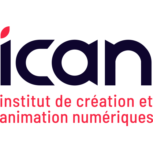Logo ICAN - L'Institut de Création et Animation Numériques en alternance