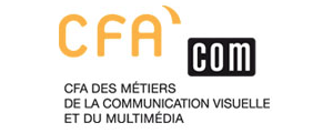 Logo CFA Com (CFA des Métiers de la communication visuelle et du multimédia)